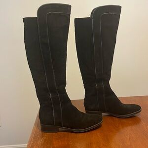 Karl Lagerfeld knee high suede boots. Never worn.